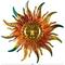 26" Stainless Steel Metal Sun Face Home Wall Décor